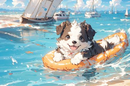 狗狗/cute dog/midjourney style dog Lora