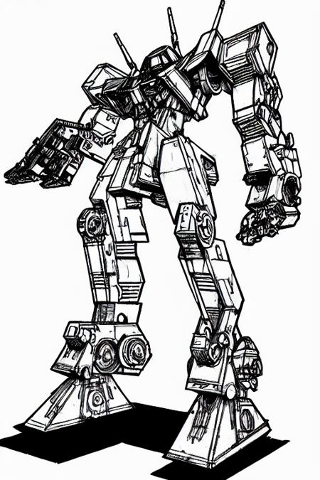 BattleTech Classic 1980's look