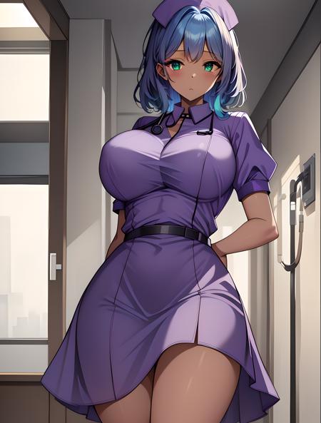 Purple Nurse Outfit