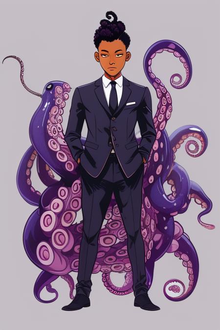 A Cthulhu and tentacle effect - tangbohu 30