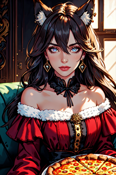 Victorian Fox Girl Set (Textual Inversion)