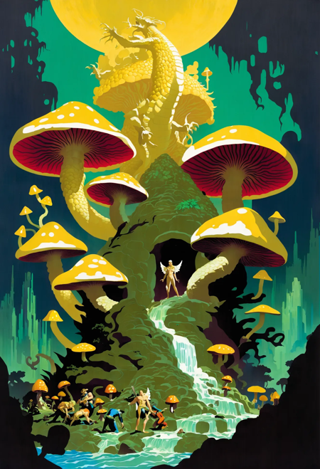Pulp fantasy visual element wildcards