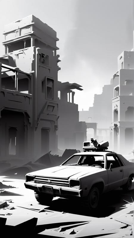Whitebox Style SDXL - Environment & Level Design Concept Art Game Dev Tool