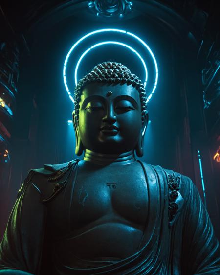 China Style Buddha Statue LoRA