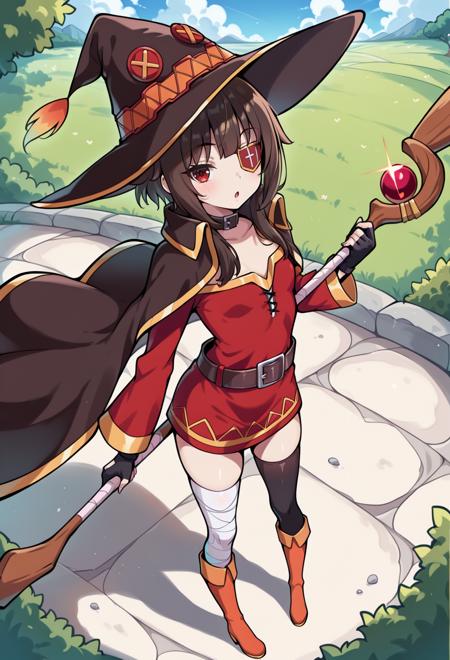 Megumin ~ KonoSuba (Kono Subarashii Sekai ni Shukufuku wo!) [2 Outfits]【Illustrious+Pony】