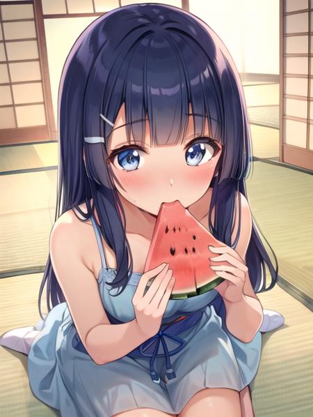 Action - Eating Watermelon - スイカで夏を満喫しよう！