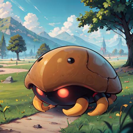 Kabuto: Dome Trilobite | カブト (Pokedex #0140) [Pony & SD1.5]版本v1.0 (ID: 699592)