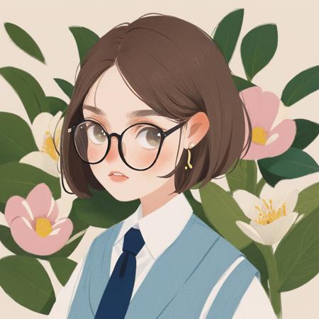 Hand-drawn portrait