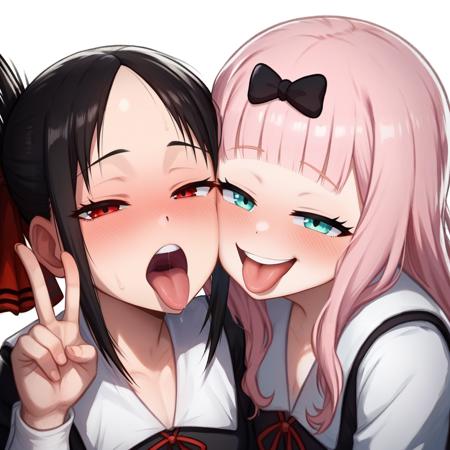 Kaguya Shinomiya & Chika Fujiwara (fluffy) [Kaguya-sama: Love Is War]版本v1.0 [Pony] (ID: 1252149)