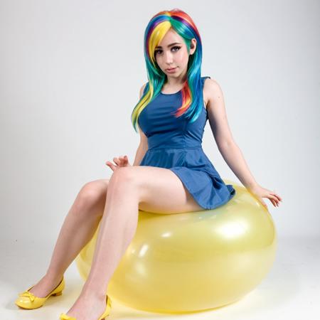 Sitting on a Balloon SDXL