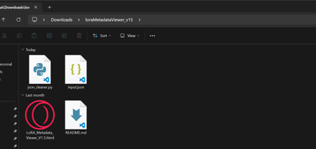 Lora metadata shortener/cleaner