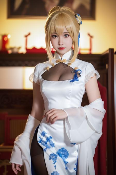 Saber 旗袍 FATE Saber