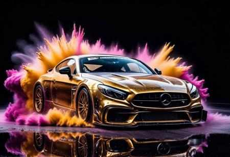 Colorful Powder Explosion - Dream Diffusion - By DICE