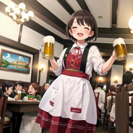 大阪梅田の老舗ビアホール A long-established beer hall in Osaka, Umeda Newmunchen SD15