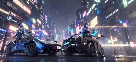 赛博世界/Cyberworld/赛博朋克场景 Lora