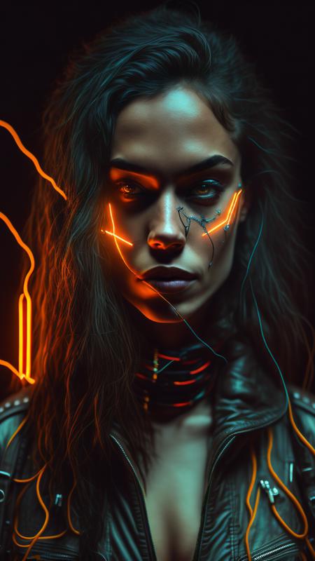 Dark Electric Neon Wires , D_Ewir3s  SDXL lora