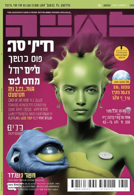 SDXL LaIsha Magazine Cover LoRA