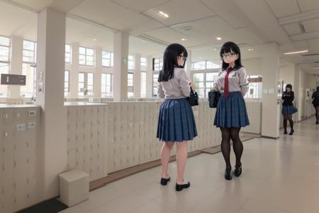 学校の下駄箱 / School shoelocker SD15