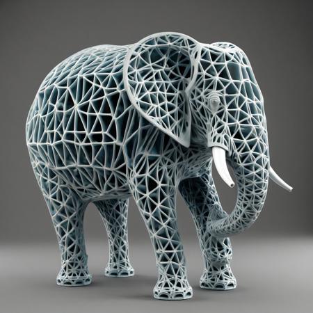 Gyroid shape morph - XL