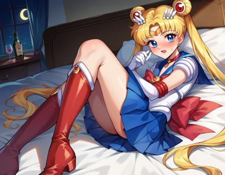 Usagi Tsukino (月野 うさぎ) / Sailor Moon (セーラームーン) - Sailor Moon (美少女戦士セーラームーン) - COMMISSION W/ DATASET