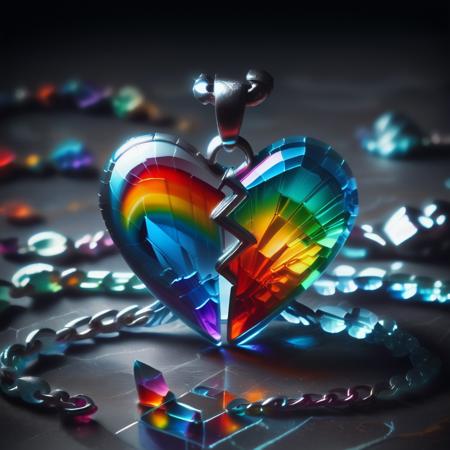 ? Split Heart Necklace PDXL ? - Custom broken heart necklace