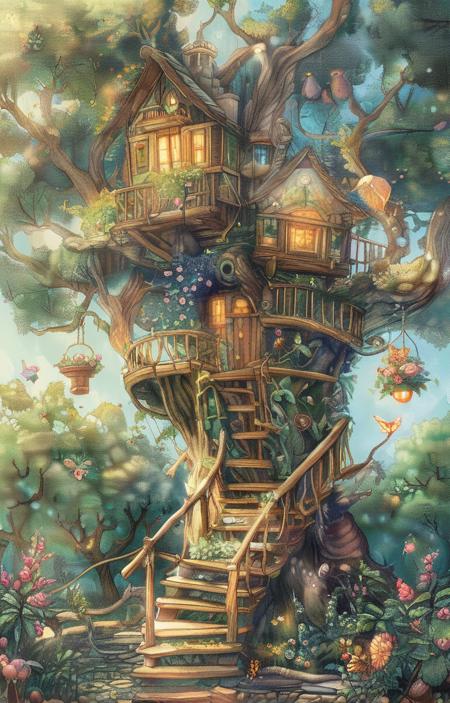 style of treehouse [SDXL] 433