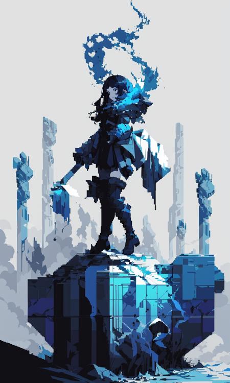 damage pixel art像素故障艺术