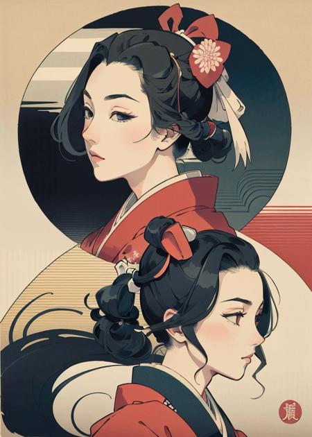 Ukiyo-e style