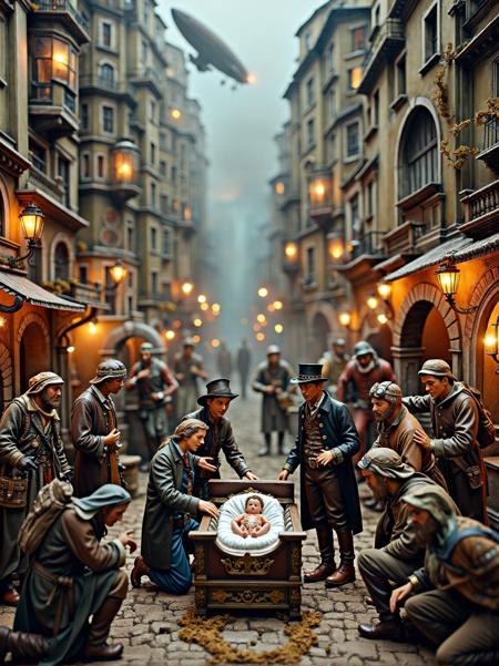 PRESEPE - Nativity Figurine/Diorama Style for FLUX