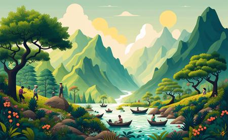 Landscape illustration
