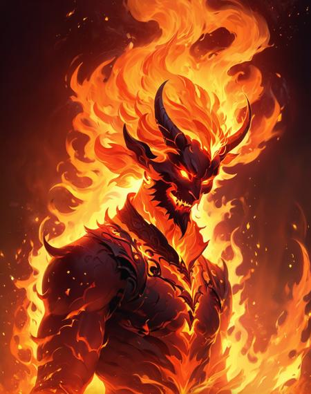 Fiery aura XL - Burning passion