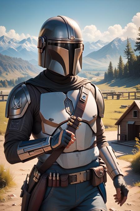 The Mandalorian from Star Wars