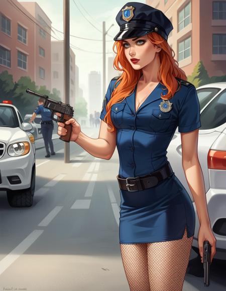 Policewoman Uniform PONYXL