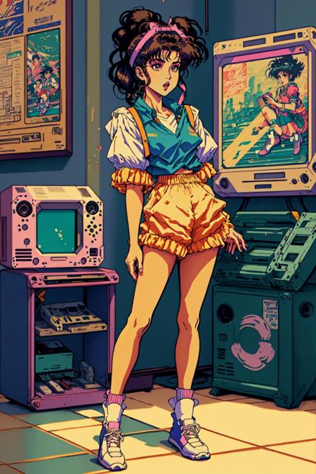 Retrowave Anime (Midjourney)