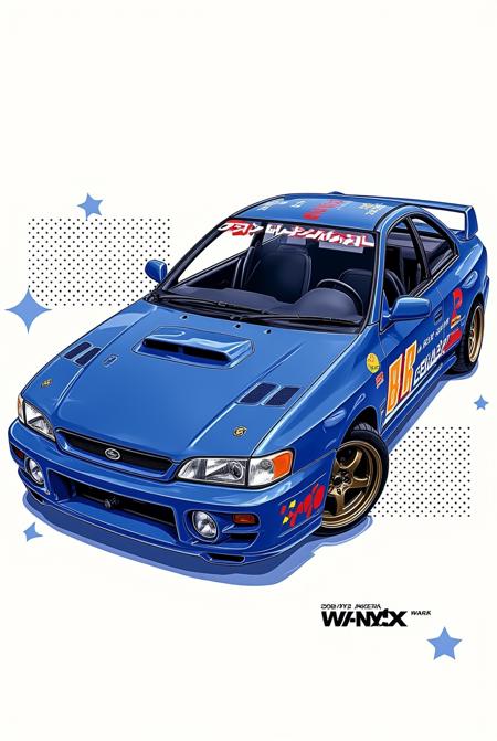 Japanese Graphic Art Style FLUX