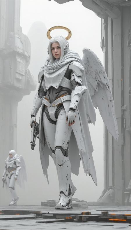 Futuristic White - Flux Lora