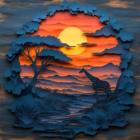 Paper Cut Art {SD XL | Pony} - by Ethanar
