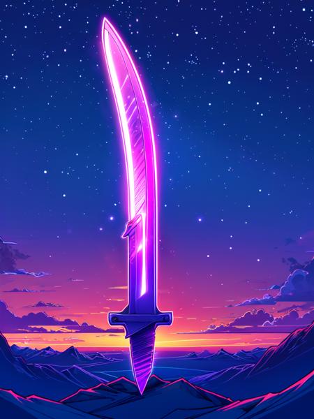 Retro neon style [FLUX+SD+XL+Illustrious-XL+Pony]