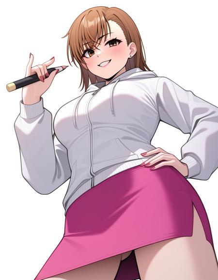 Hot Pink Skirt : 派手なピンクのスカート SDXL