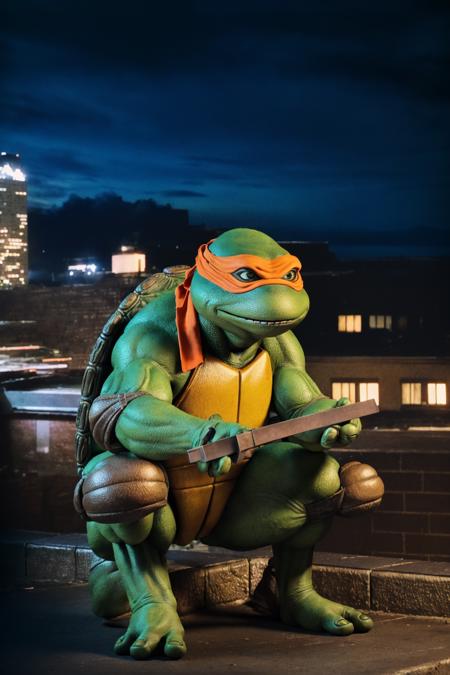 90s TMNT Michelangelo - Realistic