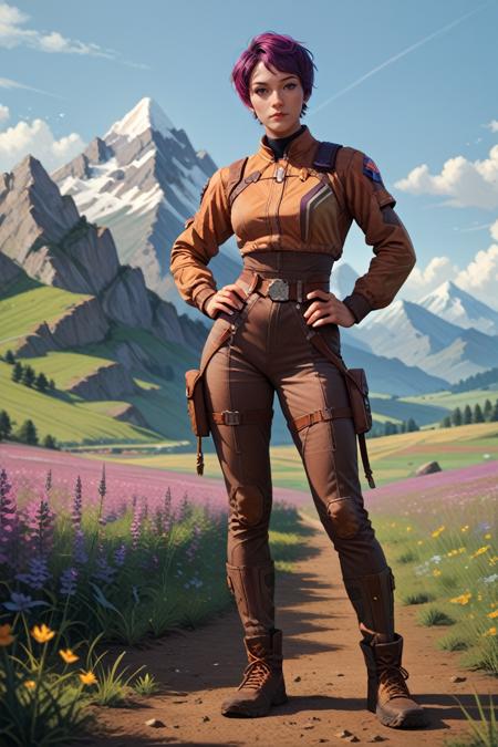 Sabine Wren from The Mandalorian [Pony]