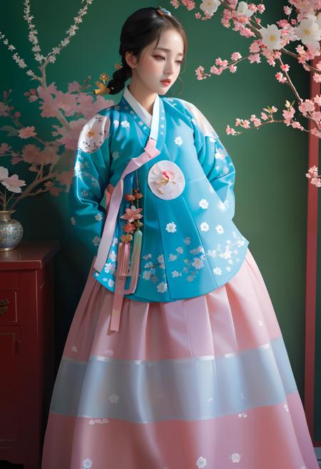 Hanbok_Woman_Dangui_XL Korean traditional clothes