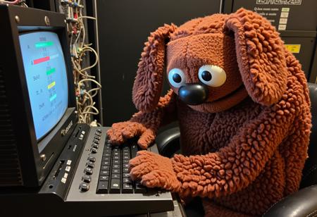 Rowlf The Dog - Muppet - 1970s Puppet Version