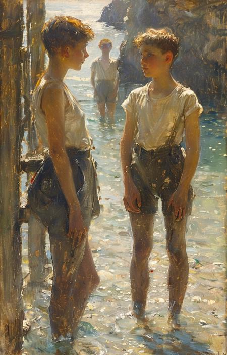 style of Henry Scott Tuke [SDXL] 239