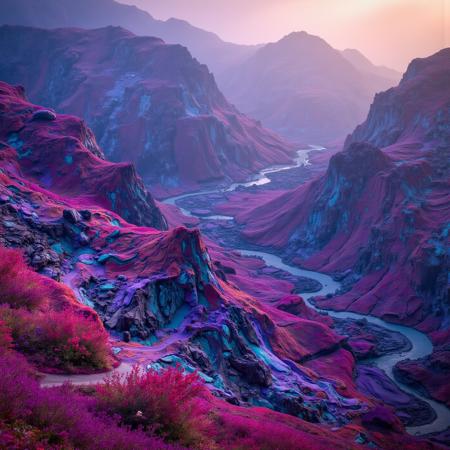 Texture-art for flux