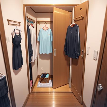 Walk-in dressing room