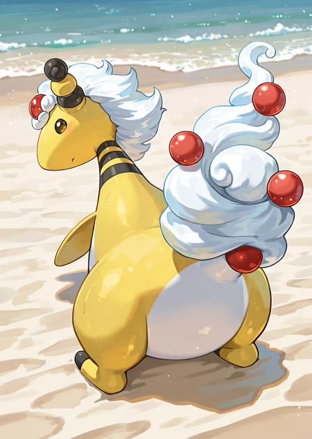 Mega Ampharos (Feral, Anthro) [Pony, Illustrious]