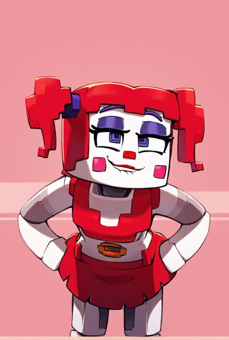 Circus Baby ZAMination Fazbear and Friends Minecraft /  FNAF / Five Nights at Freddy's  Pony+1.5