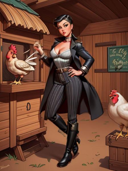 Coca Cola ( Gil Elvgren/Haddon Sundblom) Pinup Style