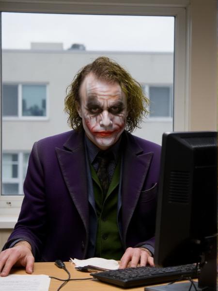 The Joker - The Dark Knight (2008) - Flux1.D
